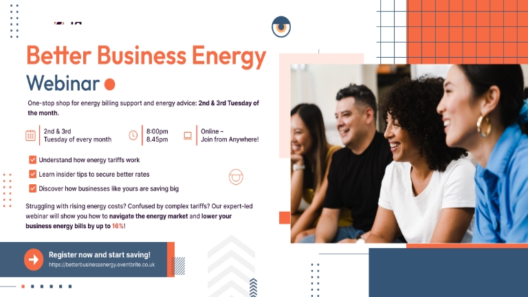 Better business energy: Free webinar helping you navigate business energy