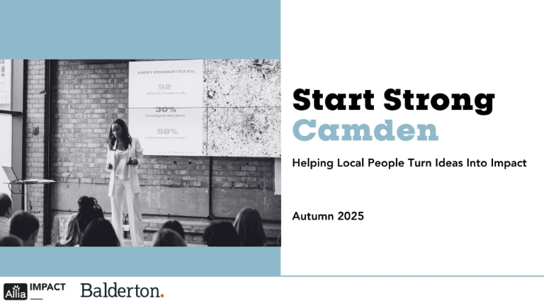 Start Strong Camden: free six-week startup programme