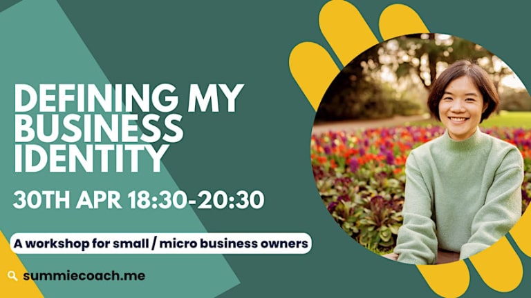 Defining my business identity workshop
