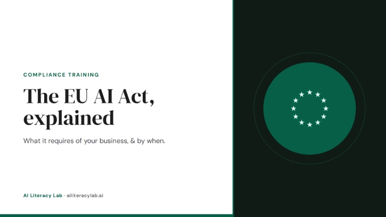 The EU AI Act: what it now requires of your business