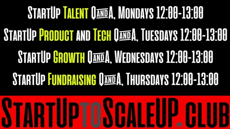 StartUp Product and Tech Q&A