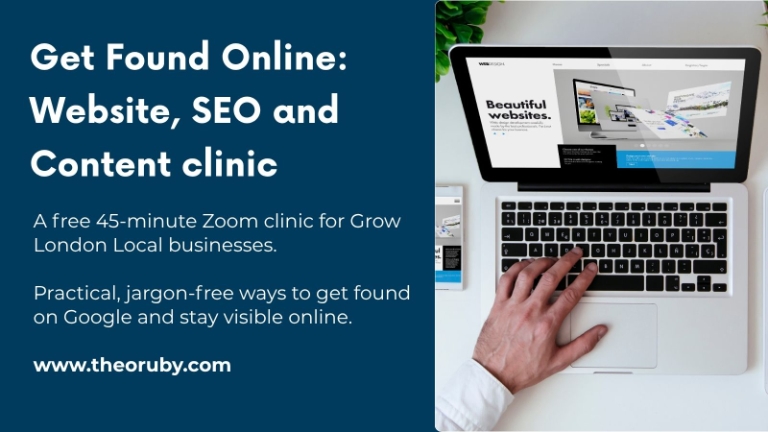 Get Found Online: a free 45-minute website and content clinic