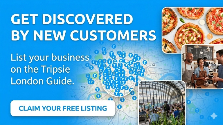 Free business feature on Tripsie’s London discovery and travel app