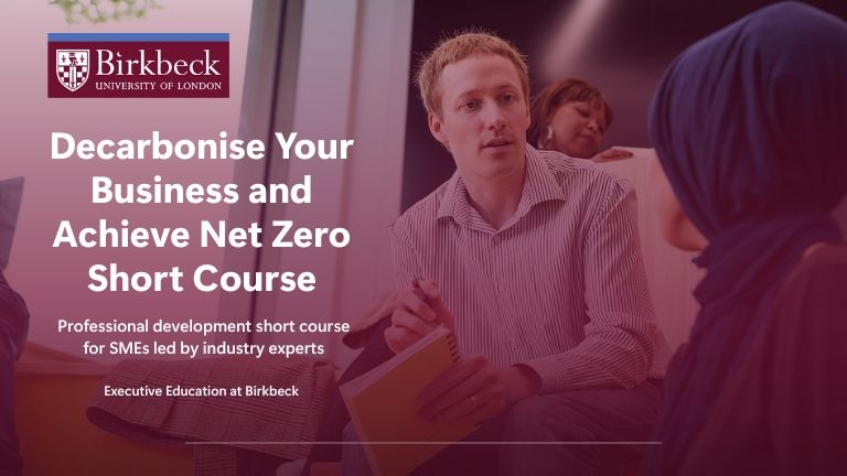 Decarbonise your business and achieve net zero (short course)
