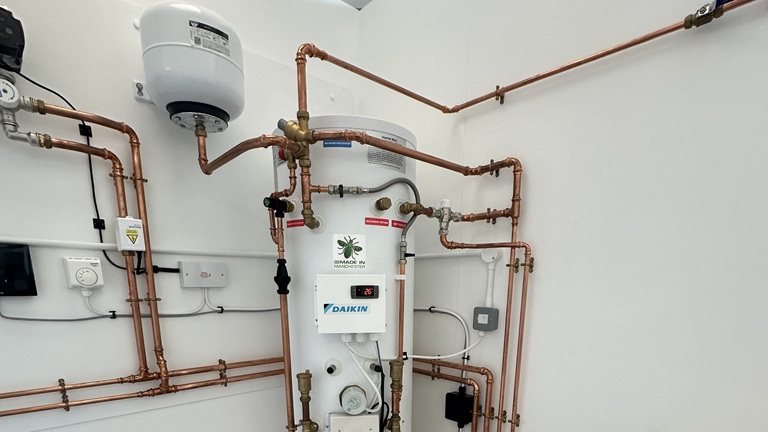 Air source heat pump systems (ASHP)