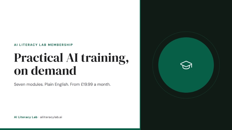 AI Literacy Lab: practical AI training for small teams